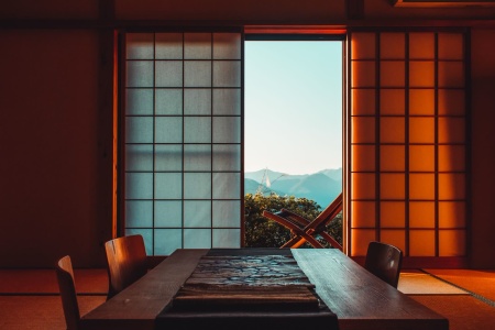 Ume, Tatami Room with Mountain View